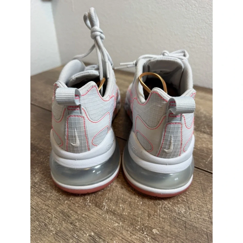 Nike Air Max 270 React SP White Flash Crimson Sneakers CQ6549-100 - Size 8.5